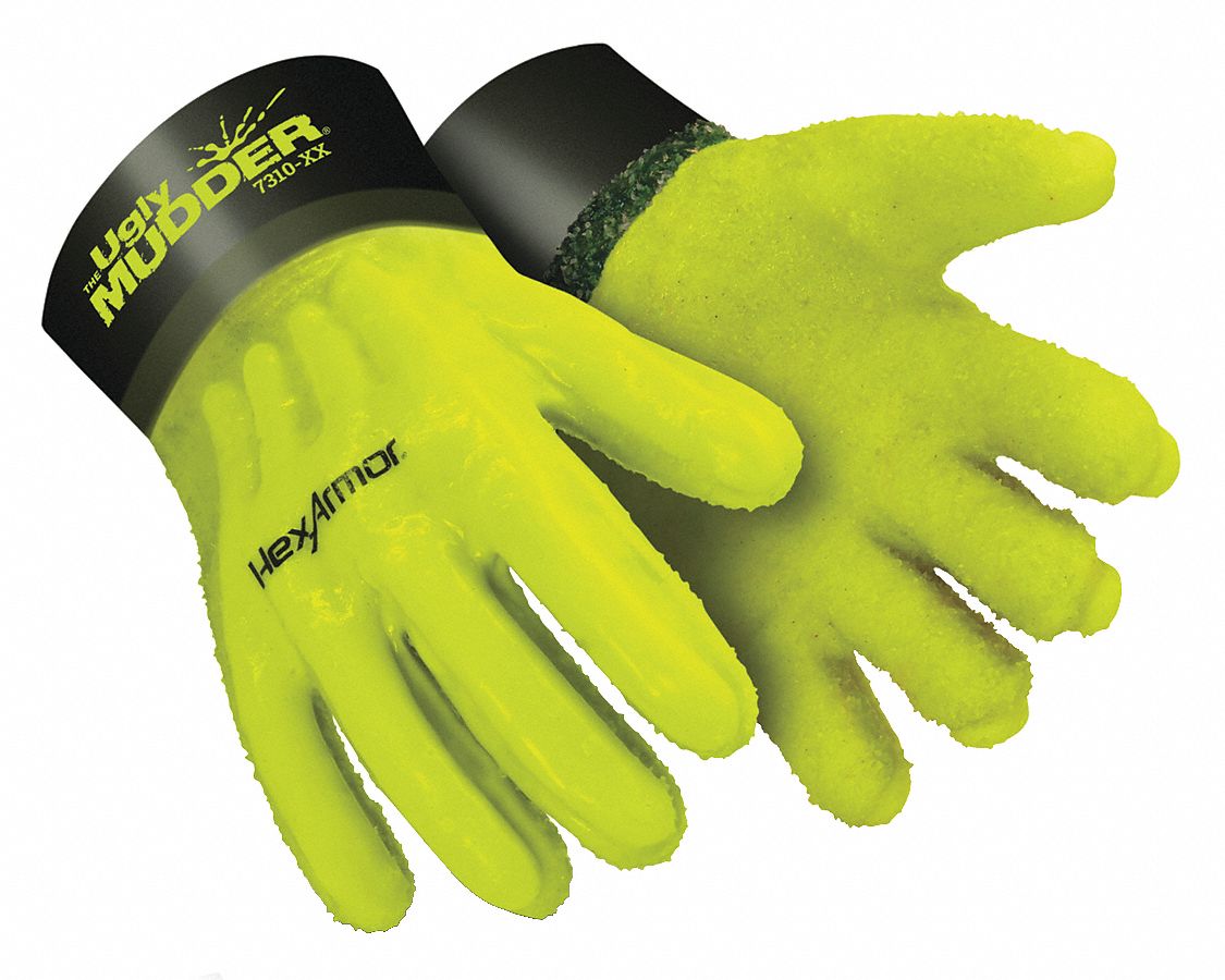 K2845 Chemical Resistant Gloves PVC Coat L PR