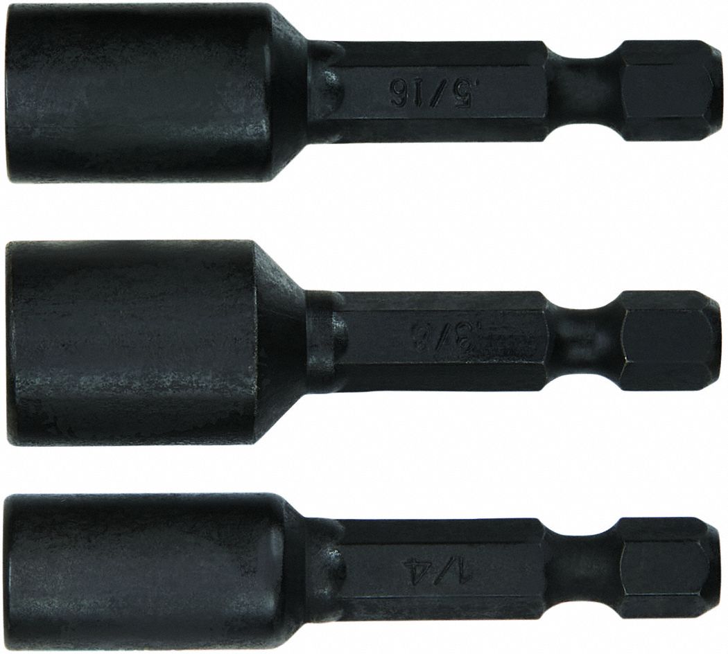Nutsetter Set Steel Impact Rated PK3