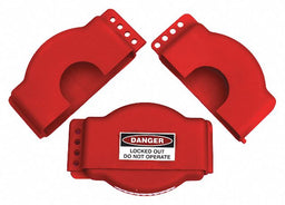 Adjustable Gate Valve Lockout Red 2 W