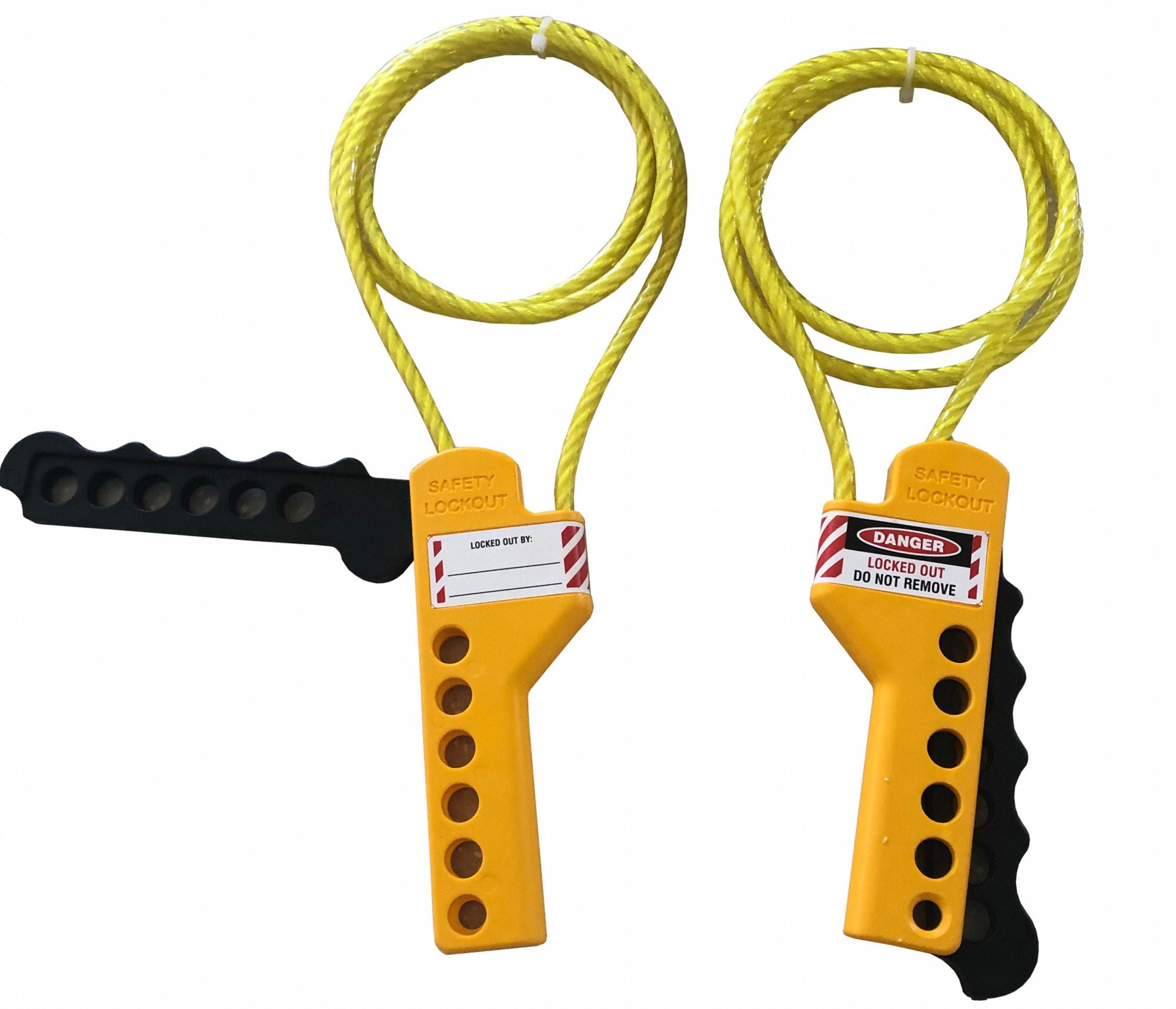 Cable Lockout Squeeze Handle Plastic