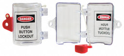 Push Button Lockout Clear 5 L 3-1/2 H