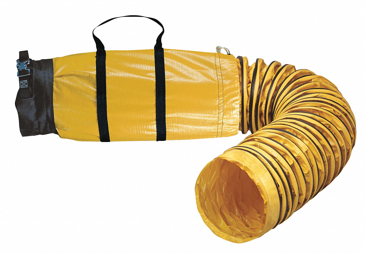 Ventilation Duct Black/Yellow 25 ft L