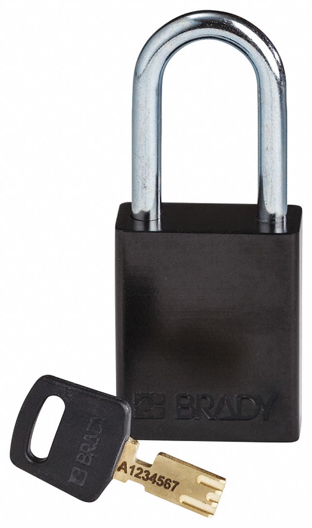 Lockout Padlock Al Black Key Different