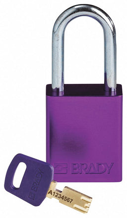 Lockout Padlock Al Purple Key Different