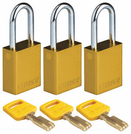 Lockout Padlock Al Open Shackel PK3