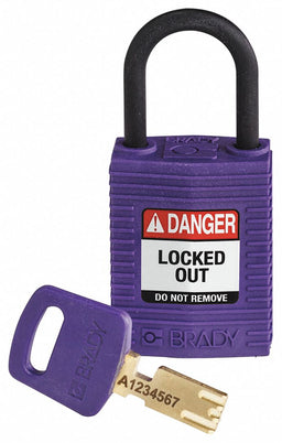 Lockout Padlock Purple 1-21/32 H Body