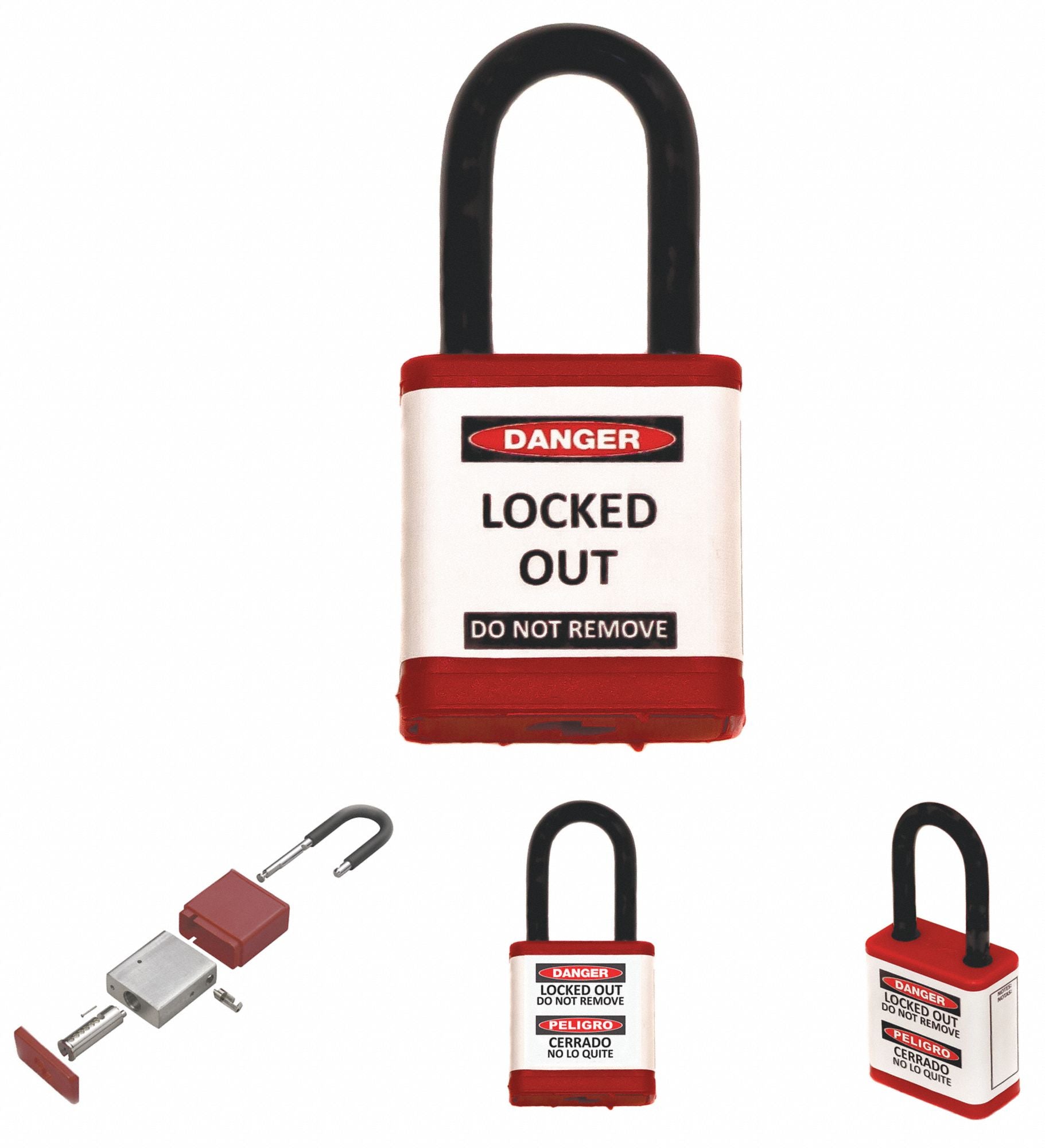 Lockout Padlock 1-1/2 Shackle Height