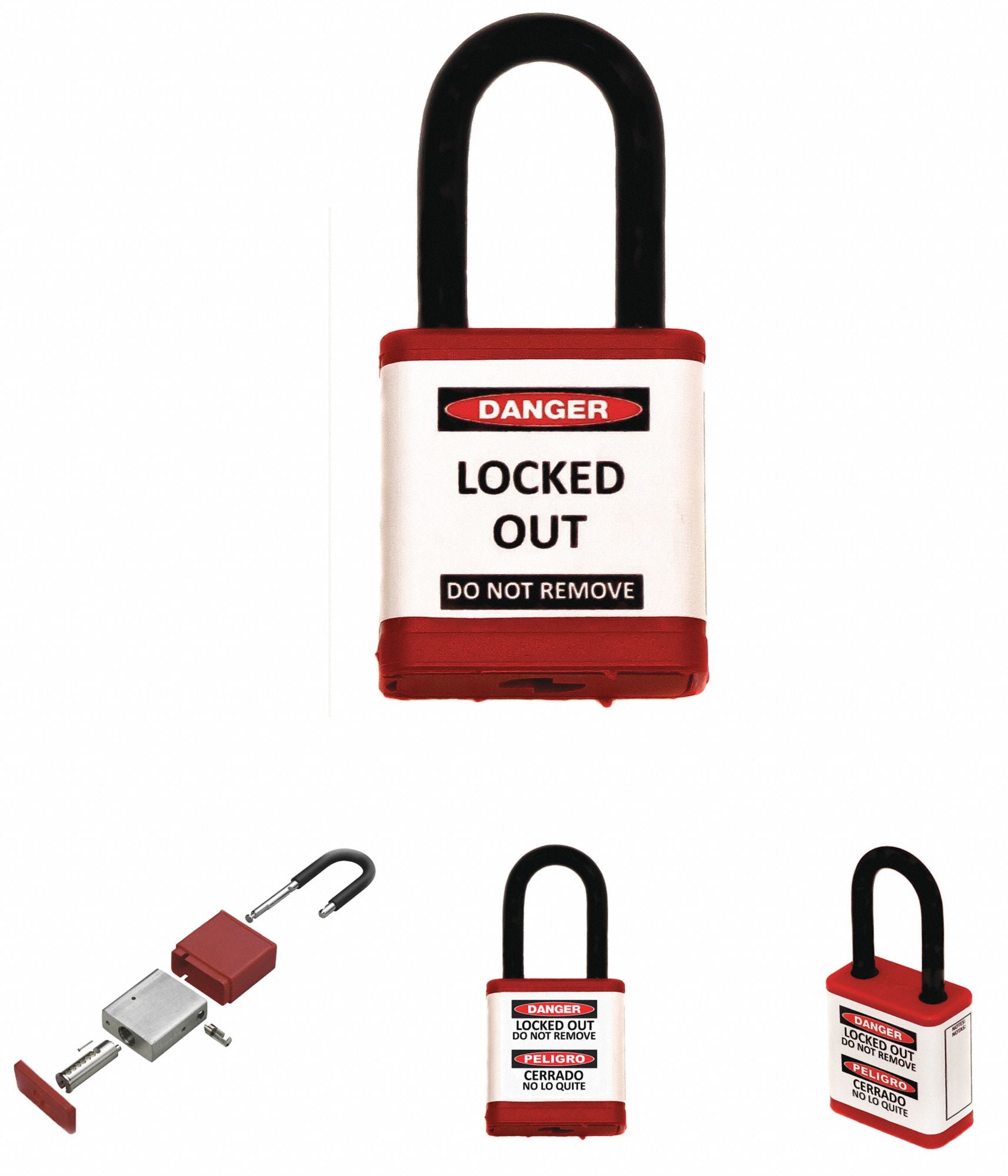 Lockout Padlock 1-1/2 Shackle Height