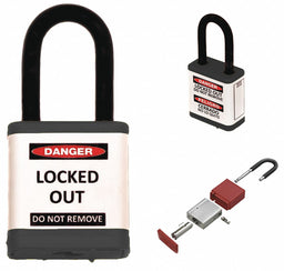 Lockout Padlock 1-1/2 Shackle Height