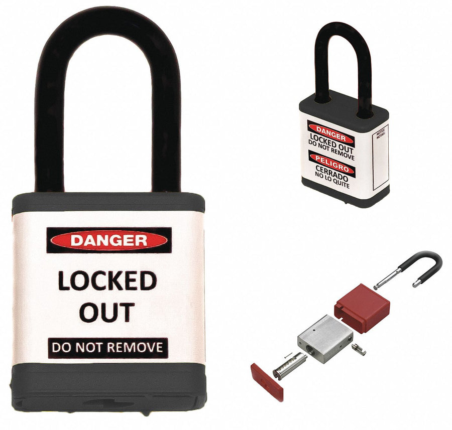 Lockout Padlock 1-1/2 Shackle Height