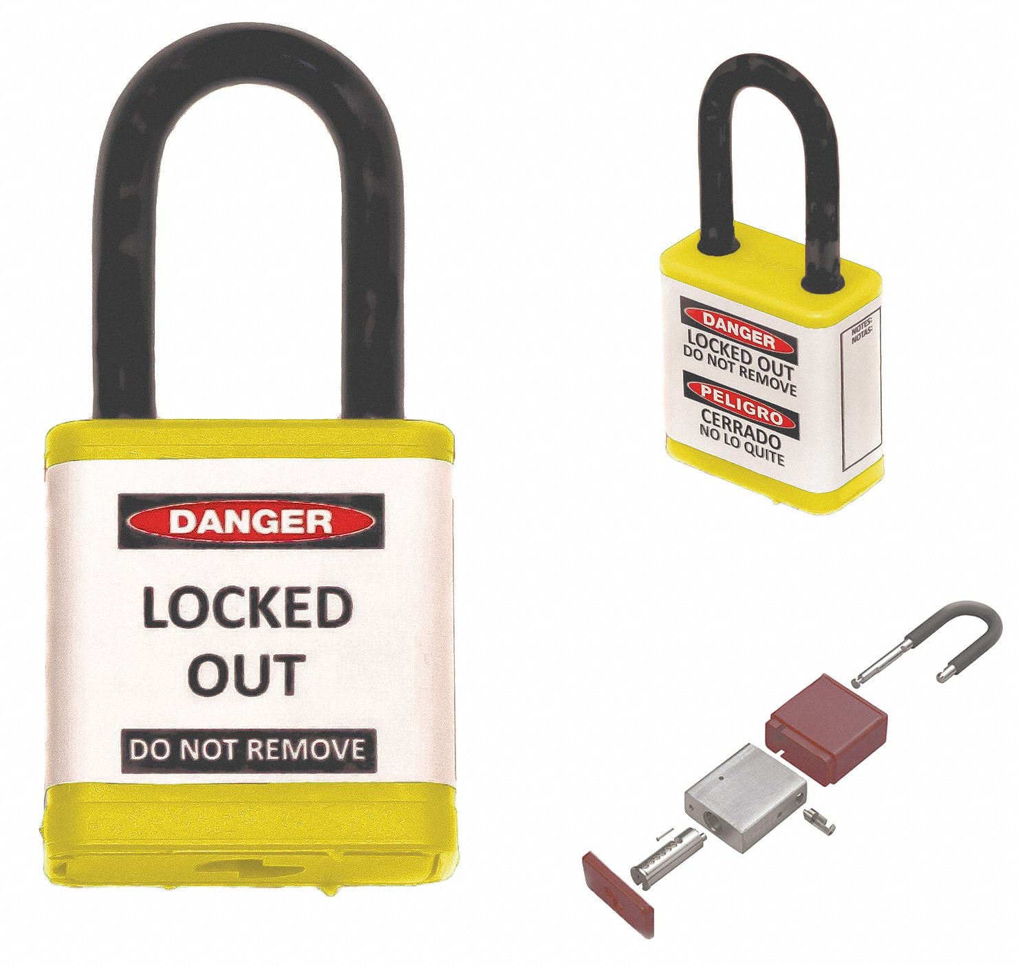 Lockout Padlock 1-1/2 Shackle Height
