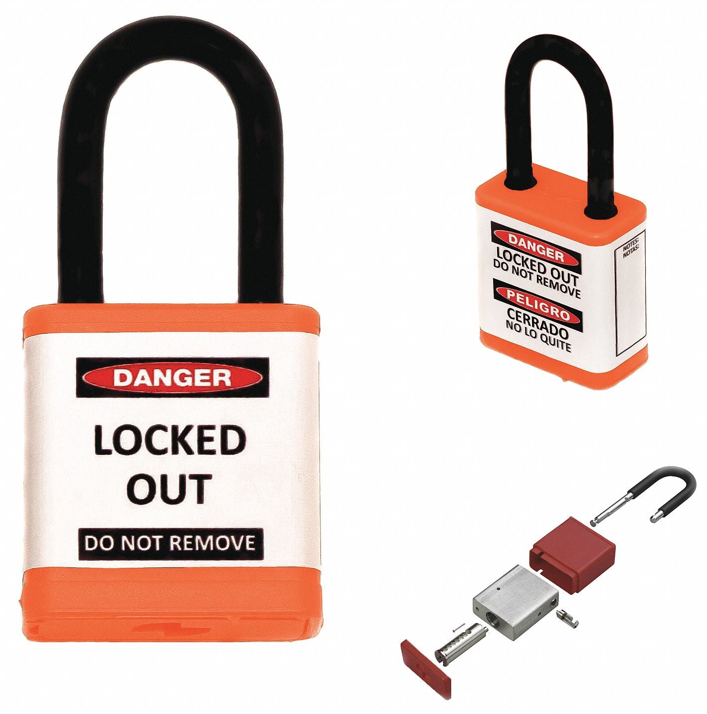 Lockout Padlock 1-1/2 Shackle Height
