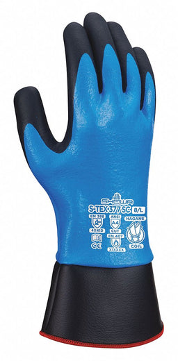 Coated Gloves Black/Blue M PR