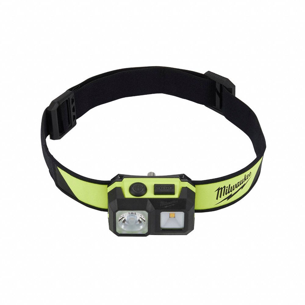 Headlamp Plastic Yellow 310lm
