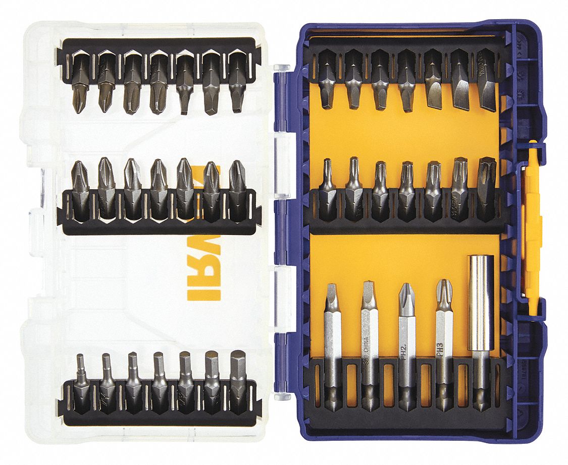 DriverBitSet 40pcs Steel Shank 1/4