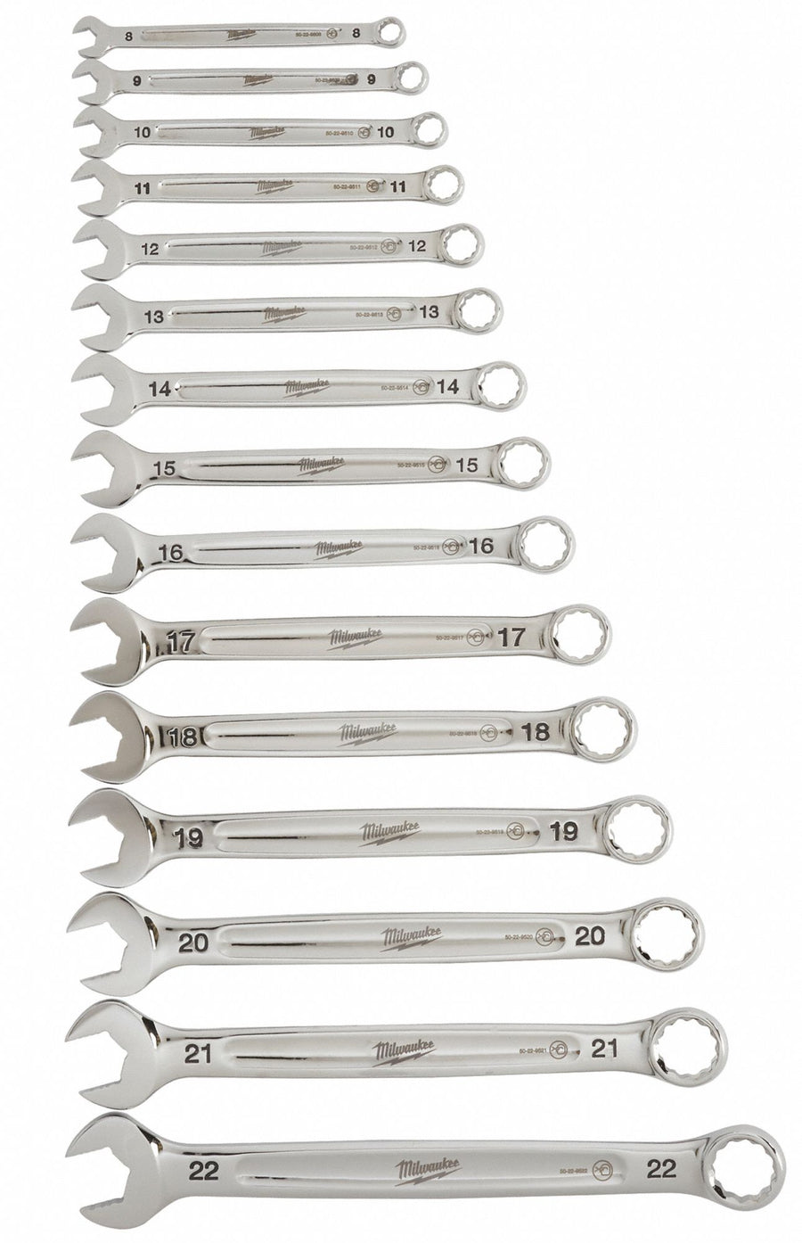 Combo Wrench St CV Steel Chrome Metric
