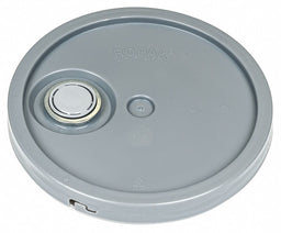 Plastic Pail Lid Gray Plastic