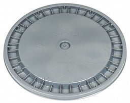 Plastic Pail Lid Gray Plastic