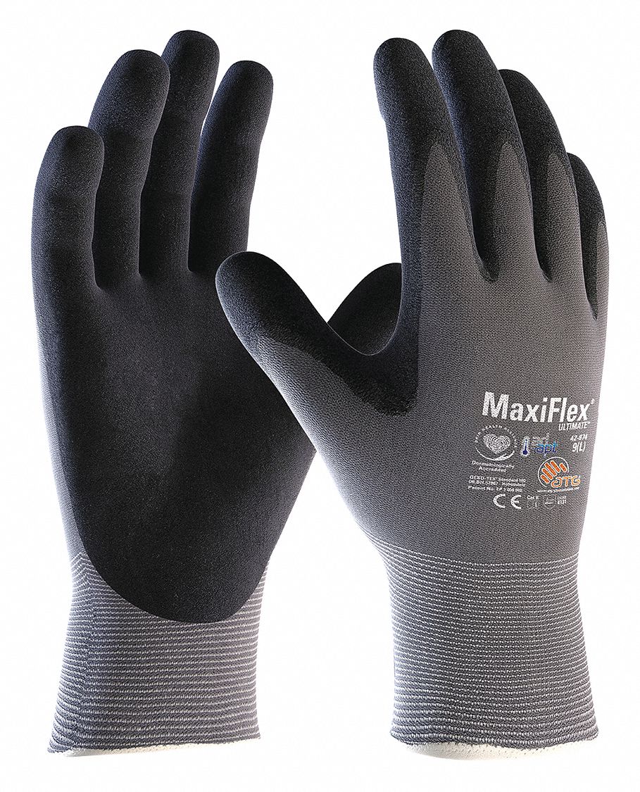 Knit Gloves XL Seamless Knit PR PK12