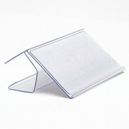Label Holder Clear Smooth Slide-In PK25