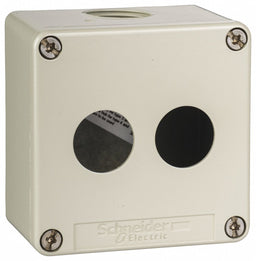 CtrlStationEnclosur 22mm 2Hole DiCstZinc