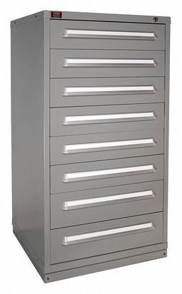 K3763 ModDrwrCab 59.25 x30 x28 DvGry 8Drwr