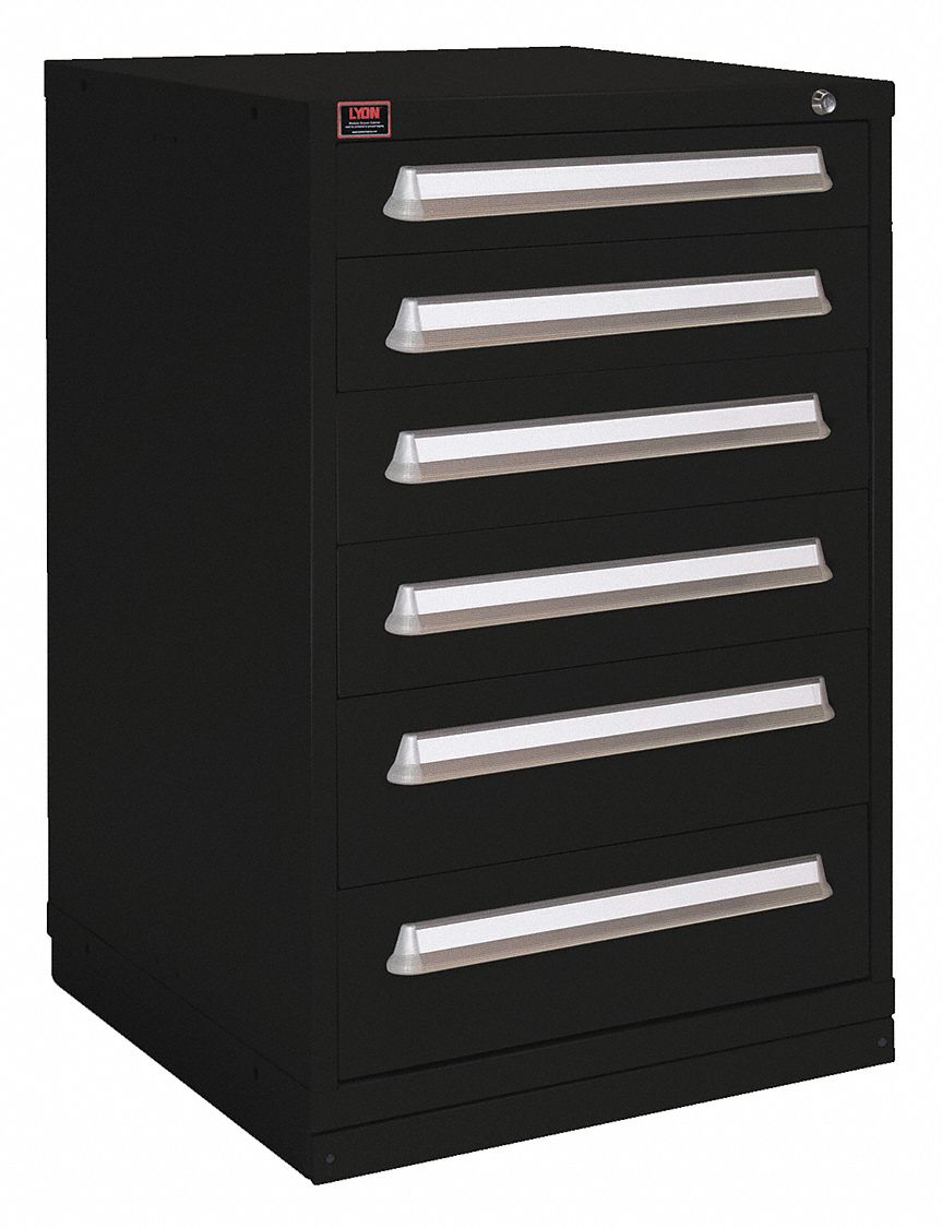 K3756 ModDrwrCab 44.25 x30 x28 Black 6Drwr
