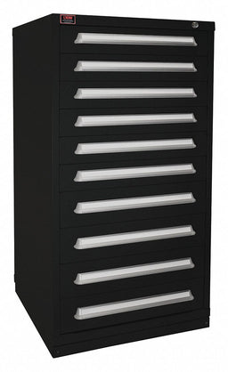 K3770 ModDrwrCab 59.25 x30 x28 Black 10Drwr