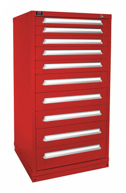 K3769 ModDrwrCab 59.25 x30 x28 Red 10Drwr