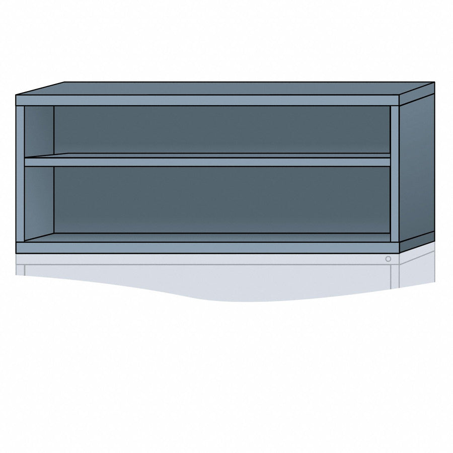 K3814 ModShelfCab 25 x30 x28 1/4 DvGry 2Shlv
