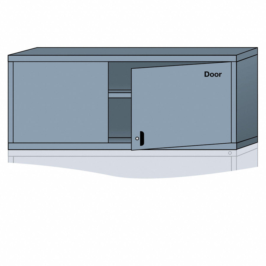 K3815 ModShelfCab 25 x30 x28 1/4 DvGry 2Shlv
