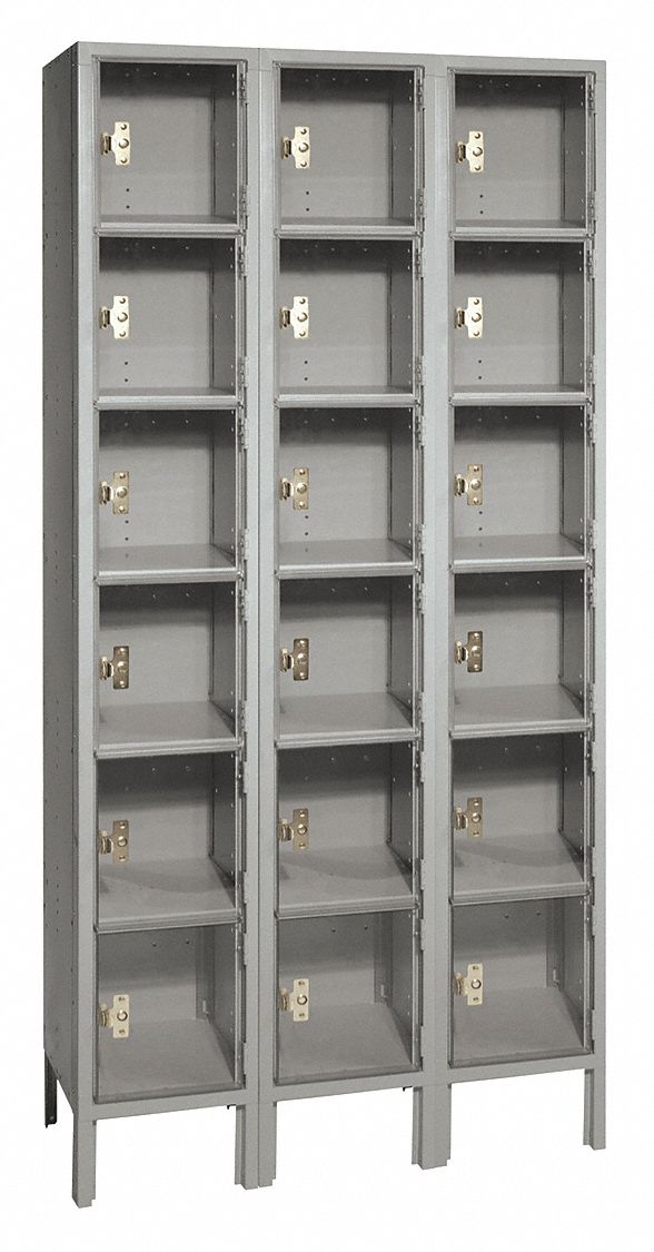Bx Lckr 6x3Lckr Gray 78 x36 x12 Assm