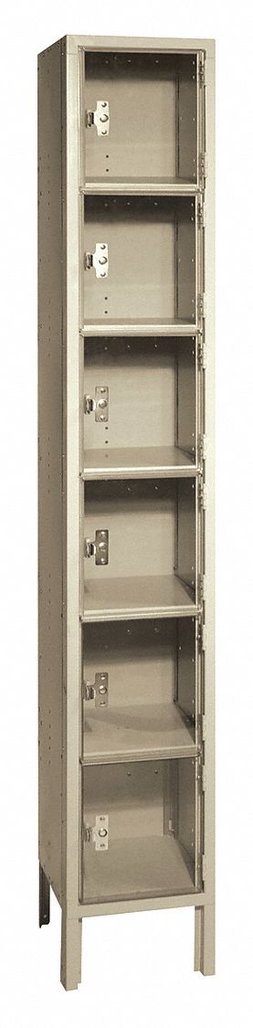 Bx Lckr 6x1Lckr Beige 78 x12 x18 UnAssm