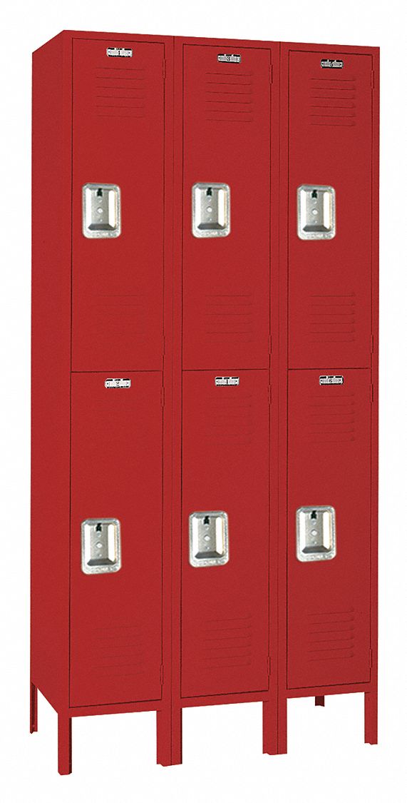 Wrdrb Lckr 2x3Lckr Red 66 x36 x12 Assm