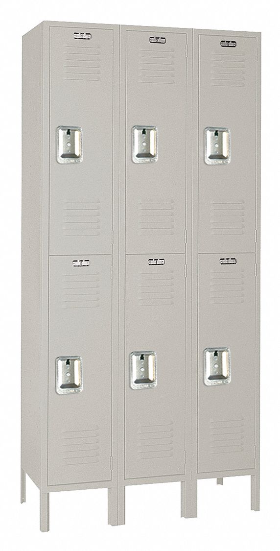 Lckr 2x3Lckr Mnrl Gry 66 x36 x12 UnAssm