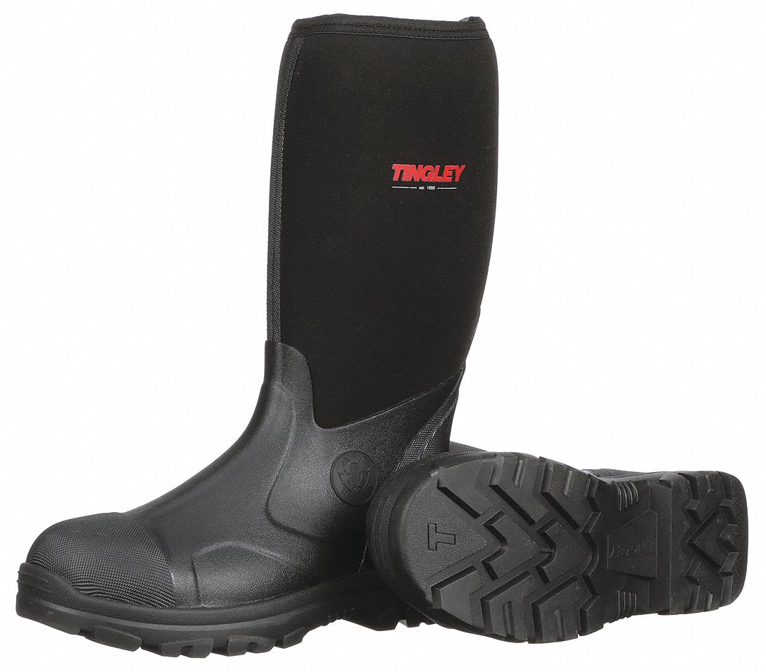 Rubber Boot Men s 9 Knee Black PR