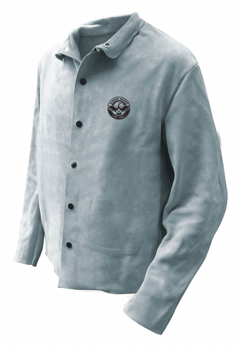 Welding Jacket Pearl Gray Split 3XL
