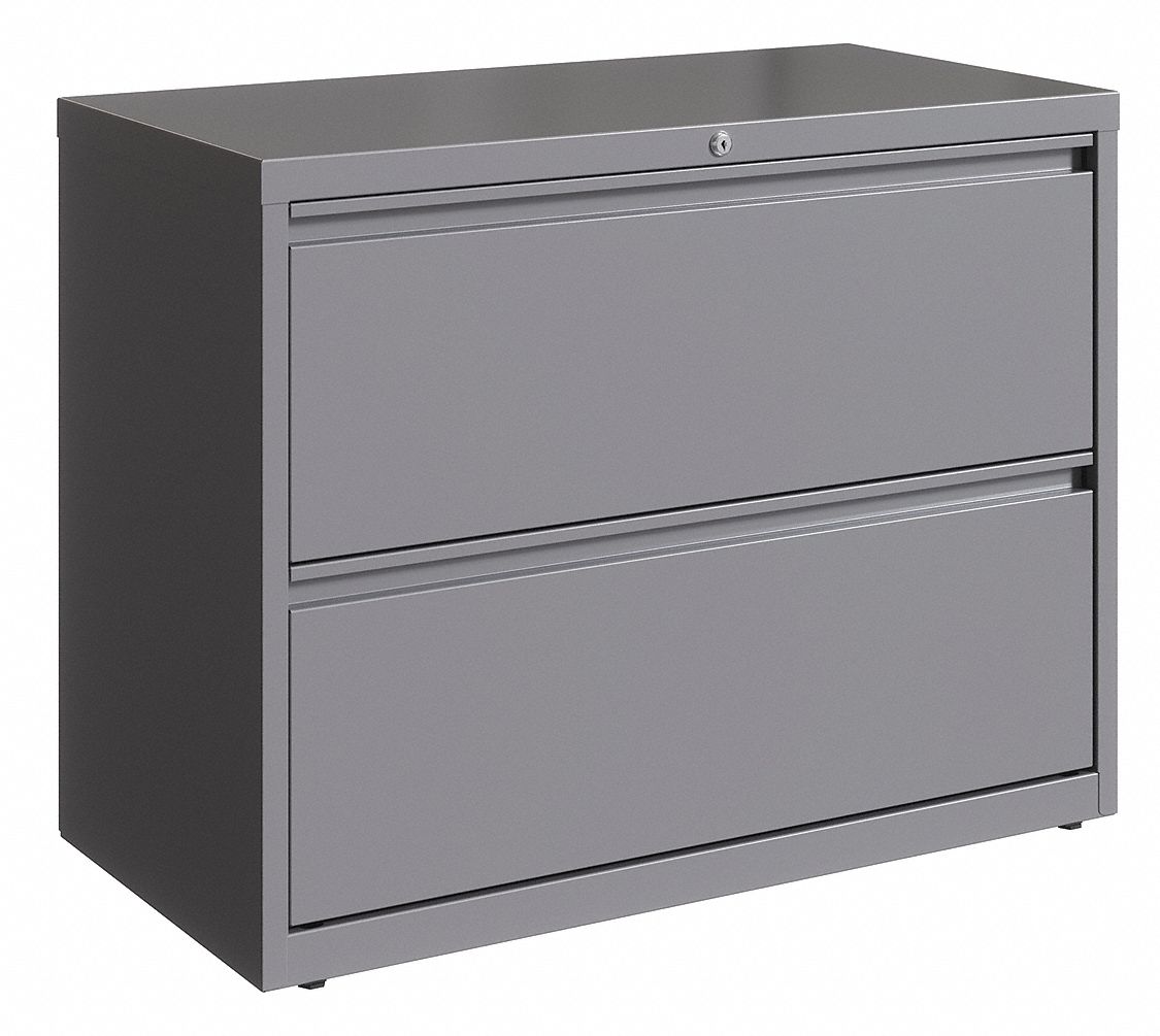 Lateral File Cabinet Arctic Silver