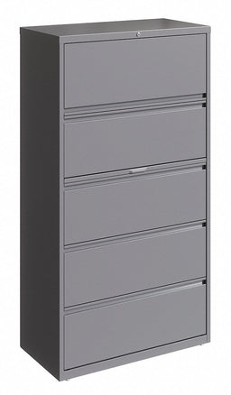 Lateral File Cabinet Arctic Silver