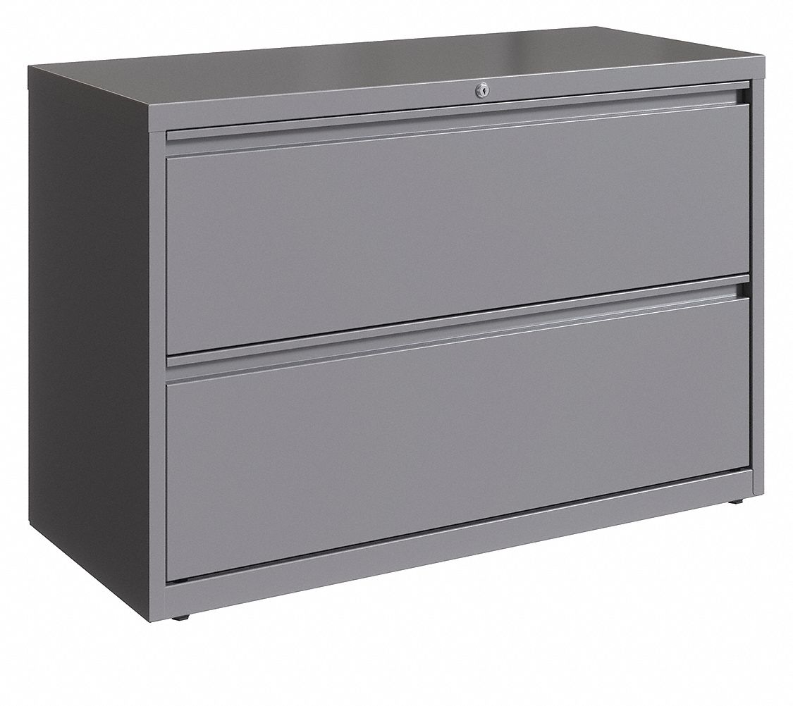 Lateral File Cabinet Arctic Silver
