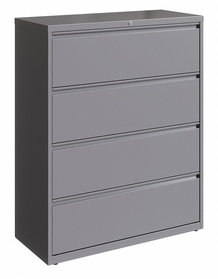 Lateral File Cabinet Arctic Silver