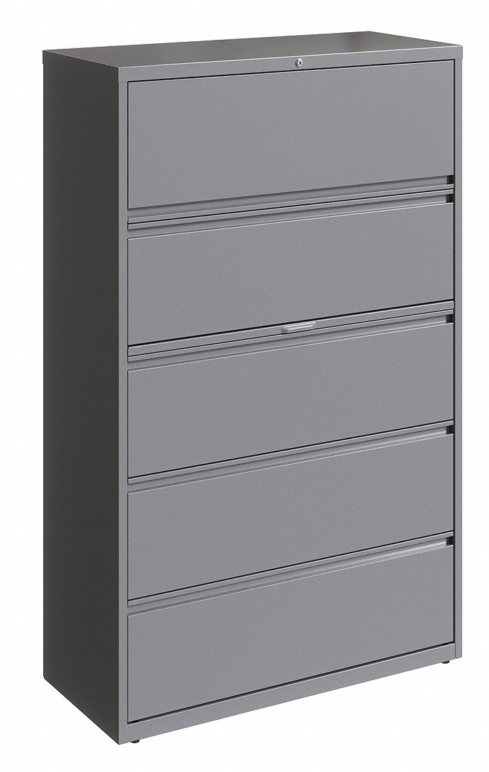 Lateral File Cabinet Arctic Silver