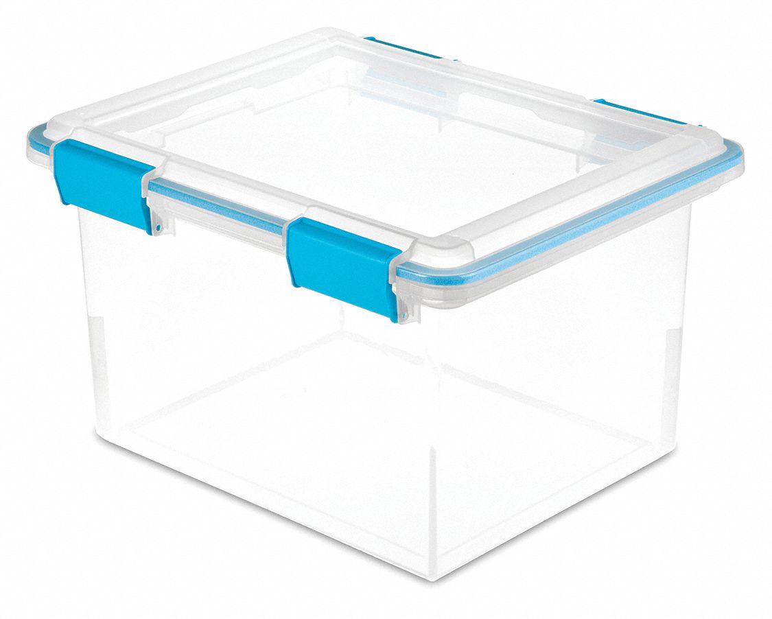 Storage Tote Clear Polypropylene