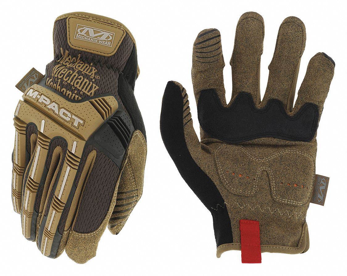 Mechanics Gloves Brown 8 PR