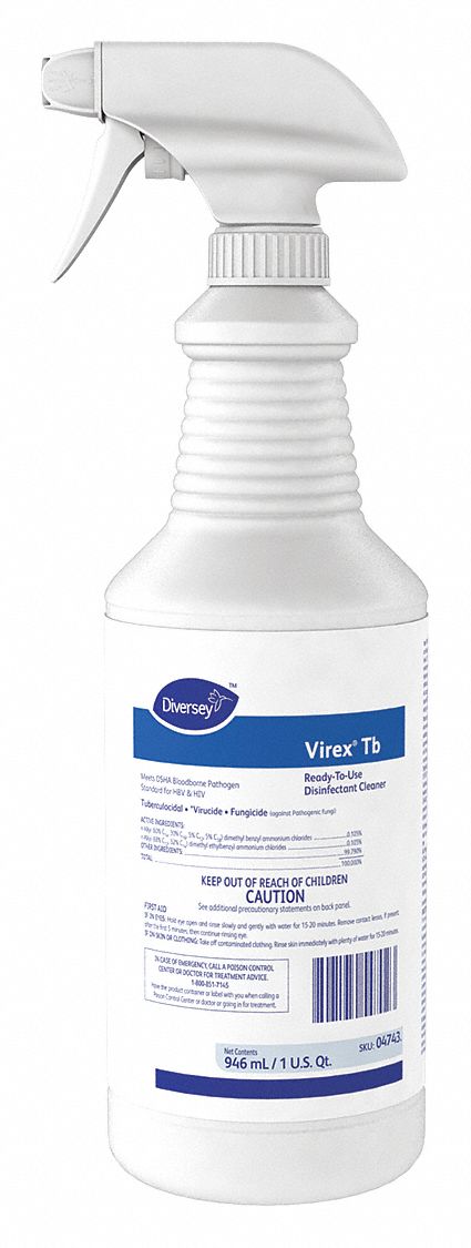 Disinfectant Cleaner Lemon 32 oz PK12
