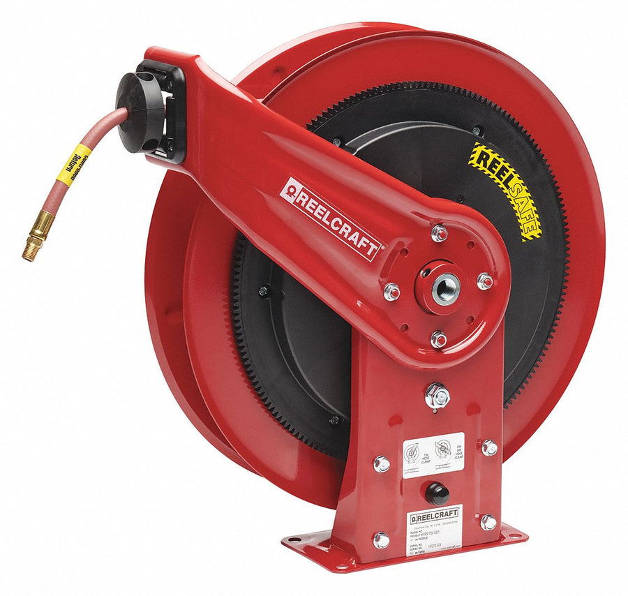 Spring Return Hose Reel 1/4 MNPT 50 ft