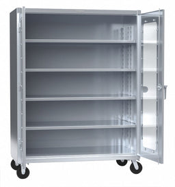 Storage Cabinet 72 x60 x30 Gray 4Shlv