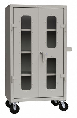 Storage Cabinet 68 x36 x24 Gray 3Shlv