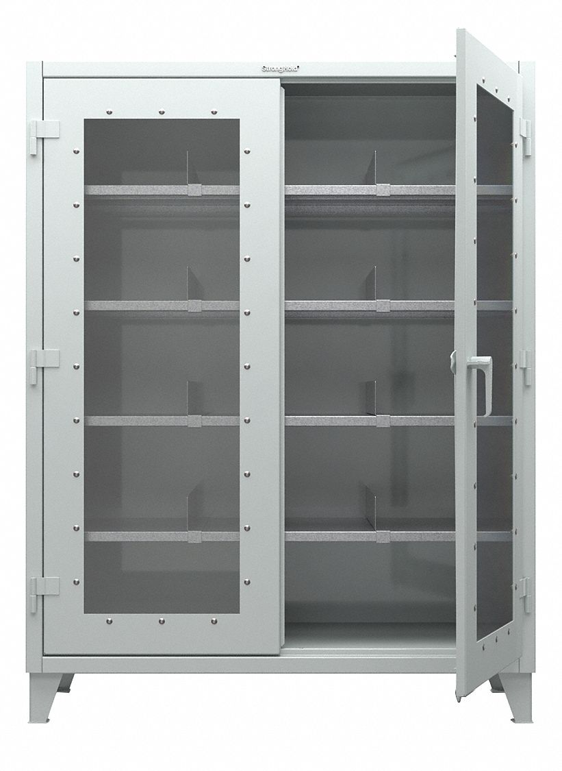 Strg Cab 72 x60 x24 DrkGry 4Shlv