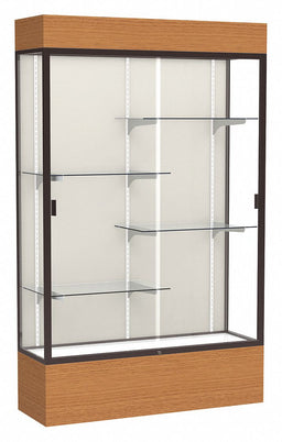 Display Case 80 in H Carmel Oak